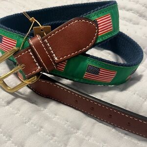 Men’s Simply Southern flag belt